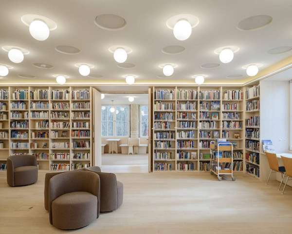 Die neue, in das Alpine Museum integrierte Bibliothek. Foto: DAV/Pk. Odessa Co., Lanz