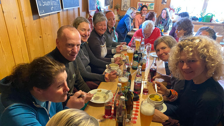 Zum Schluss die leckere Einkehr