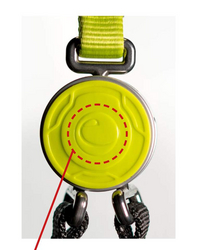 Beispiel für eine geprägte Kunststoffschale eines mangelfreien, durch Edelrid bereits geprüften Sets. Foto: edelrid