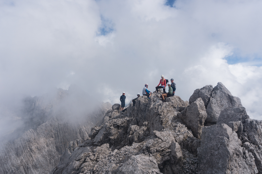 Gipfel Steinkarspitze