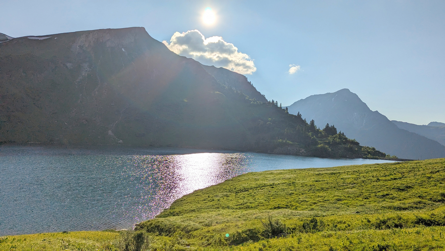 Spätnachmittags am Traualpsee