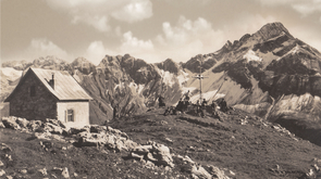 Mindelheimer Hütte im Jahr 1920