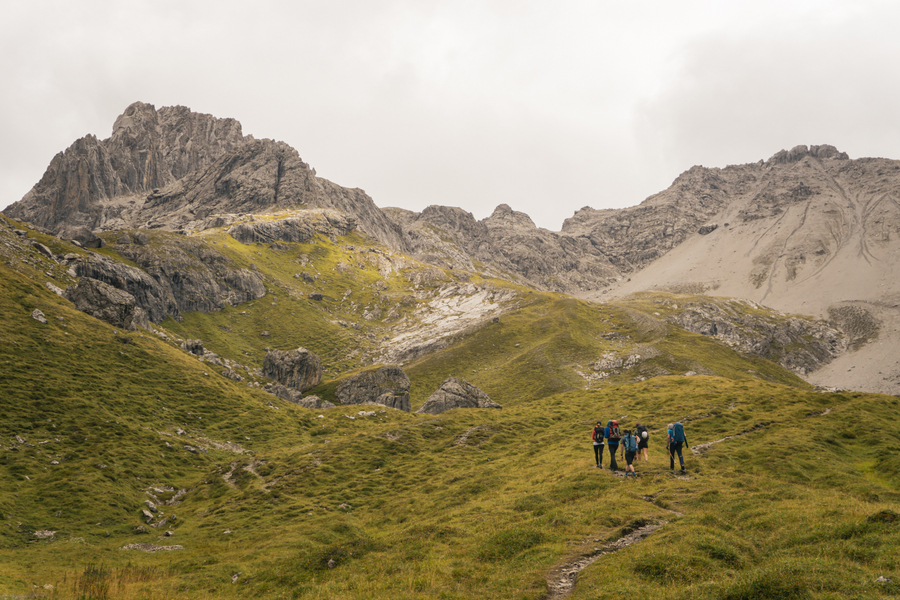vor der Parzinnspitze