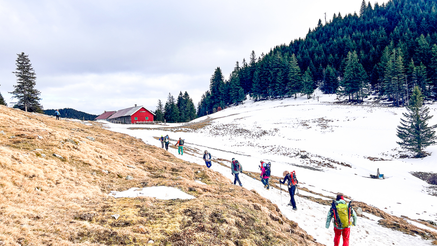 Zwischen Matsch, Eis und Schnee