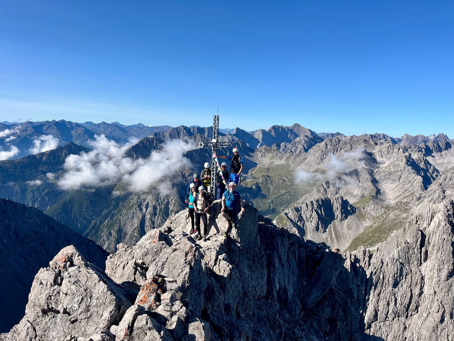 Gruppenbild am Gipfel