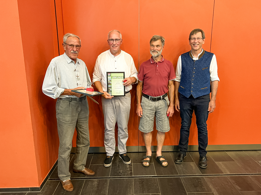 50 Jahre Mitgliedschaft (von links): Hermann Riedmaier, Stephan Pieper,  Clemens Wurm 