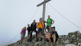 Auf dem Brentenjoch bei Nebel