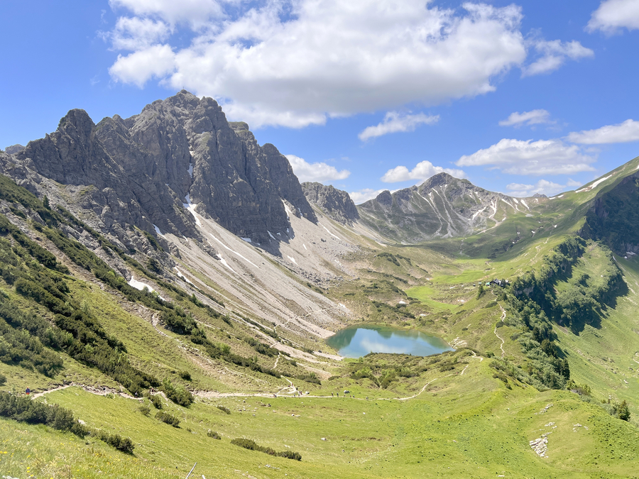 Lachenspitze-Lache.Steinkarspitze-Landsberger Hütte