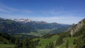 Blick aufs Tannheimer Tal