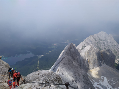 kurz vor dem Gipfel